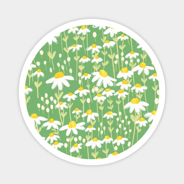 Chamomile Garden Magnet by Gigi Rosado